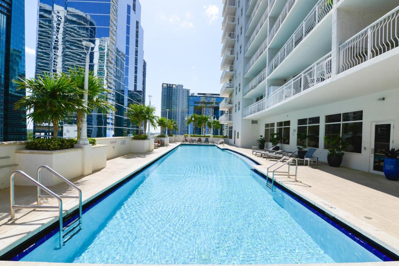 Wonderful Condo In Brickell With Pool And Gym 마이애미 외부 사진